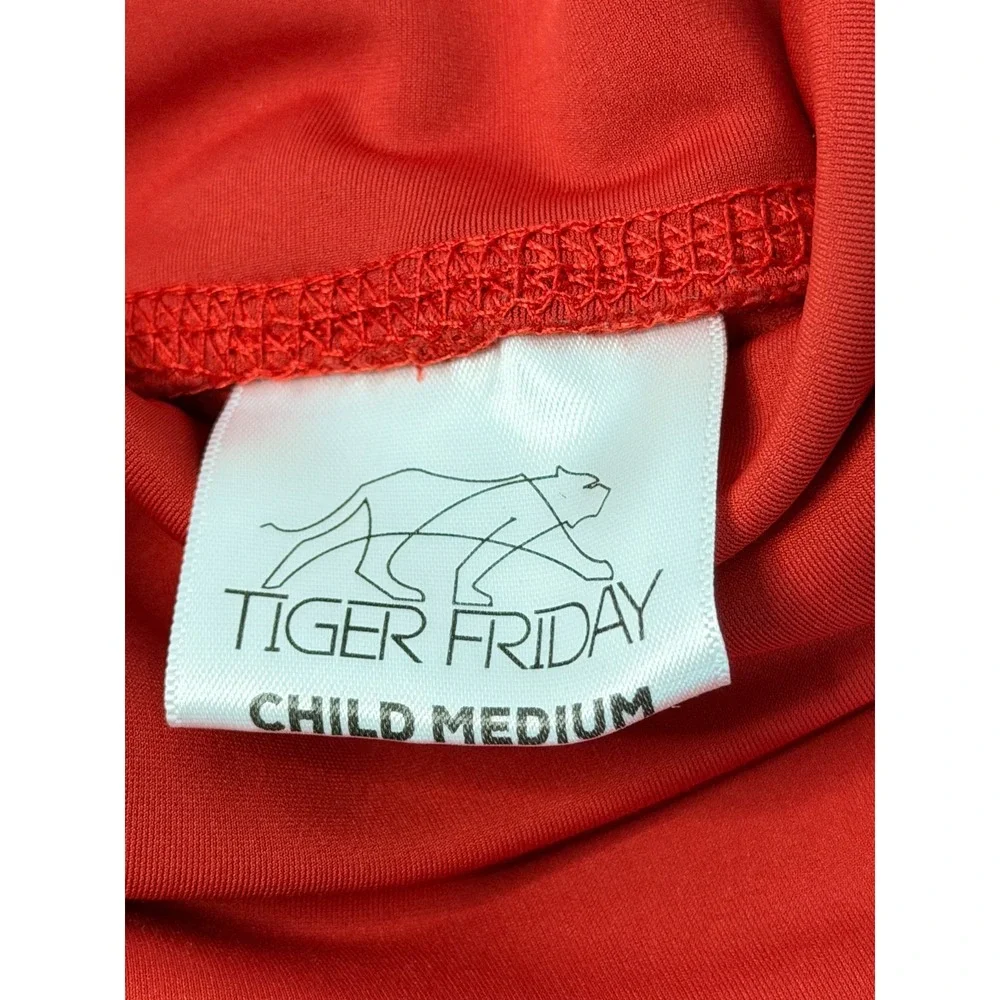 Tiger Friday 13 Hippie Shorts Bisque Red Child Medium CM Dance Booty Shorties - Picture 7 of 9